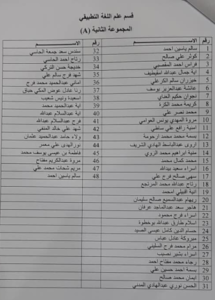  قسم علم اللغة الطبيقي