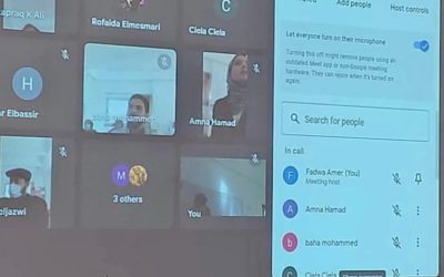 ورشة عمل عن تطبيق Google Meet