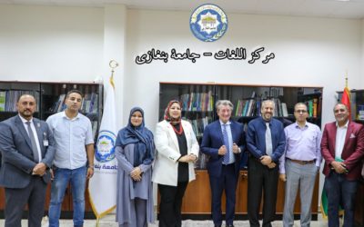 مركز اللغات يستقبل القنصل الإيطالي
