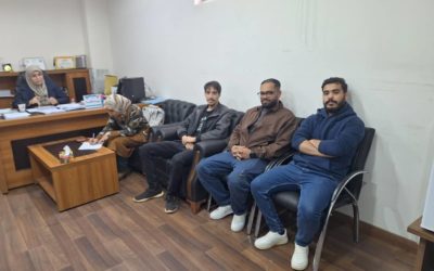 عميد كلية اللغات تلتقي فريق النشاط الطلابي بوحدة البيئة والمجتمع