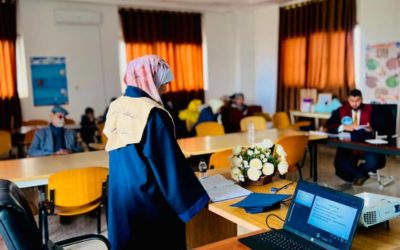 مناقشة رسالة ماجستير بكلية اللغات – جامعة بنغازي حول صعوبات قراءة الشعر الإنجليزي
