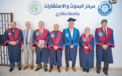 كلية اللغات بجامعة بنغازي تُجيز أطروحة دكتوراه في علم اللغة الوظيفي