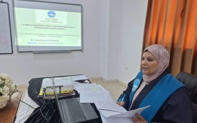 كلية اللغات تشهد مناقشة رسالة ماجستير حول توظيف مقاطع اليوتيوب في تنمية مهارات التحدث باللغة الإنجليزية