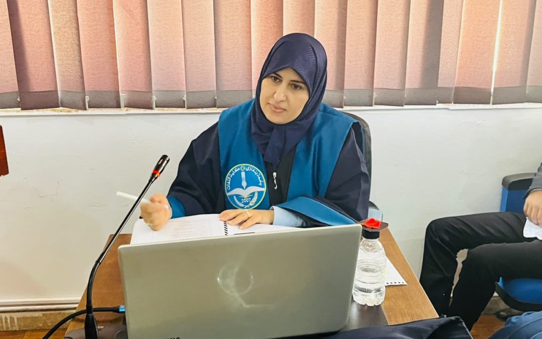 جامعة بنغازي تناقش أطروحة دكتوراه في قسم اللغة الإنجليزية بكلية اللغات