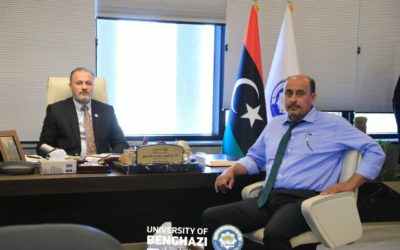 جامعة بنغازي تبحث تطوير كلية اللغات واستحداث أقسام أكاديمية حديثة